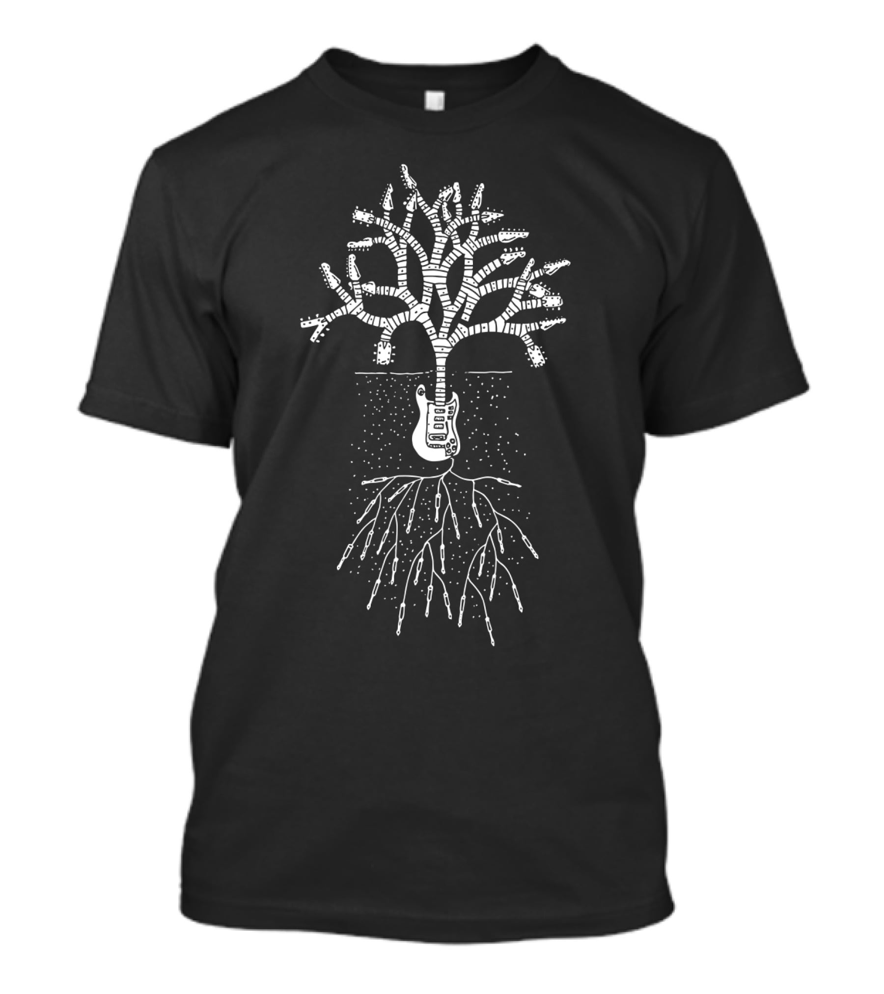 Guitar Tree Roots T-Shirt