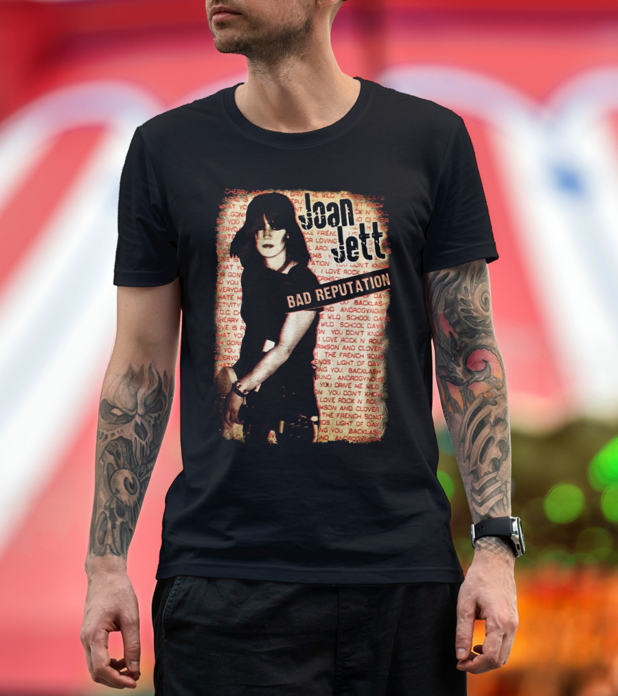 Joan Jett Bad Reputation Vintage Style T-Shirt