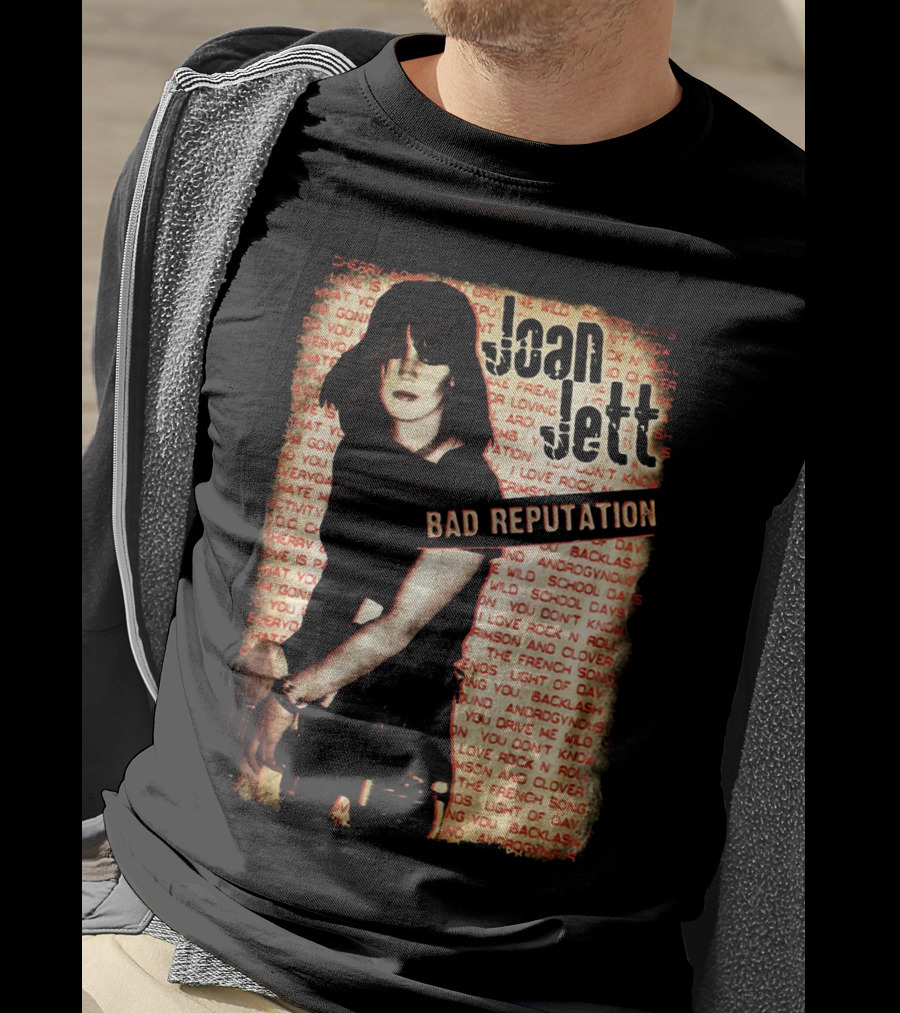 Joan Jett Bad Reputation Vintage Style T-Shirt