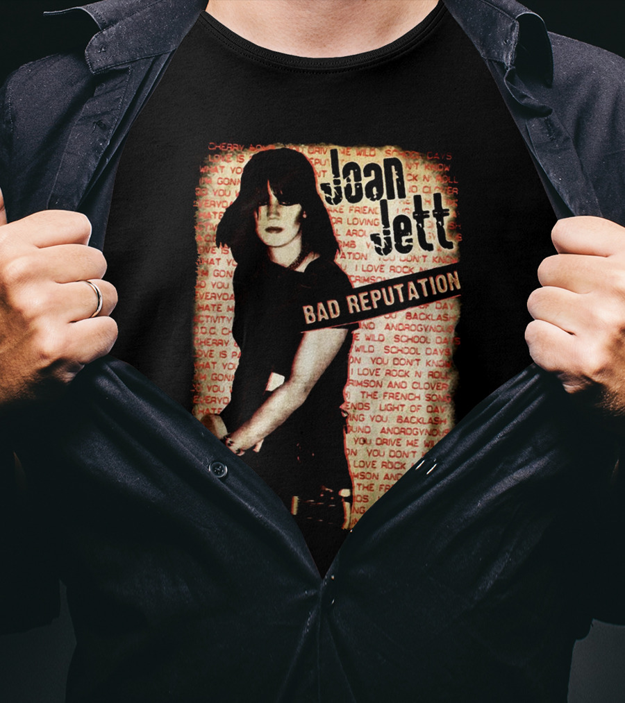 Joan Jett Bad Reputation Vintage Style T-Shirt