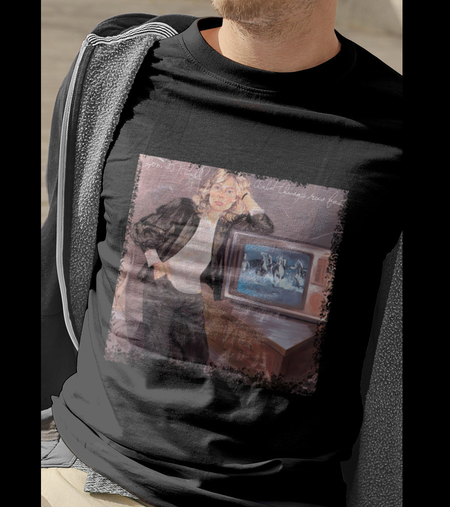 Joni Mitchell Wild Things Run Fast Album Cover T-Shirt