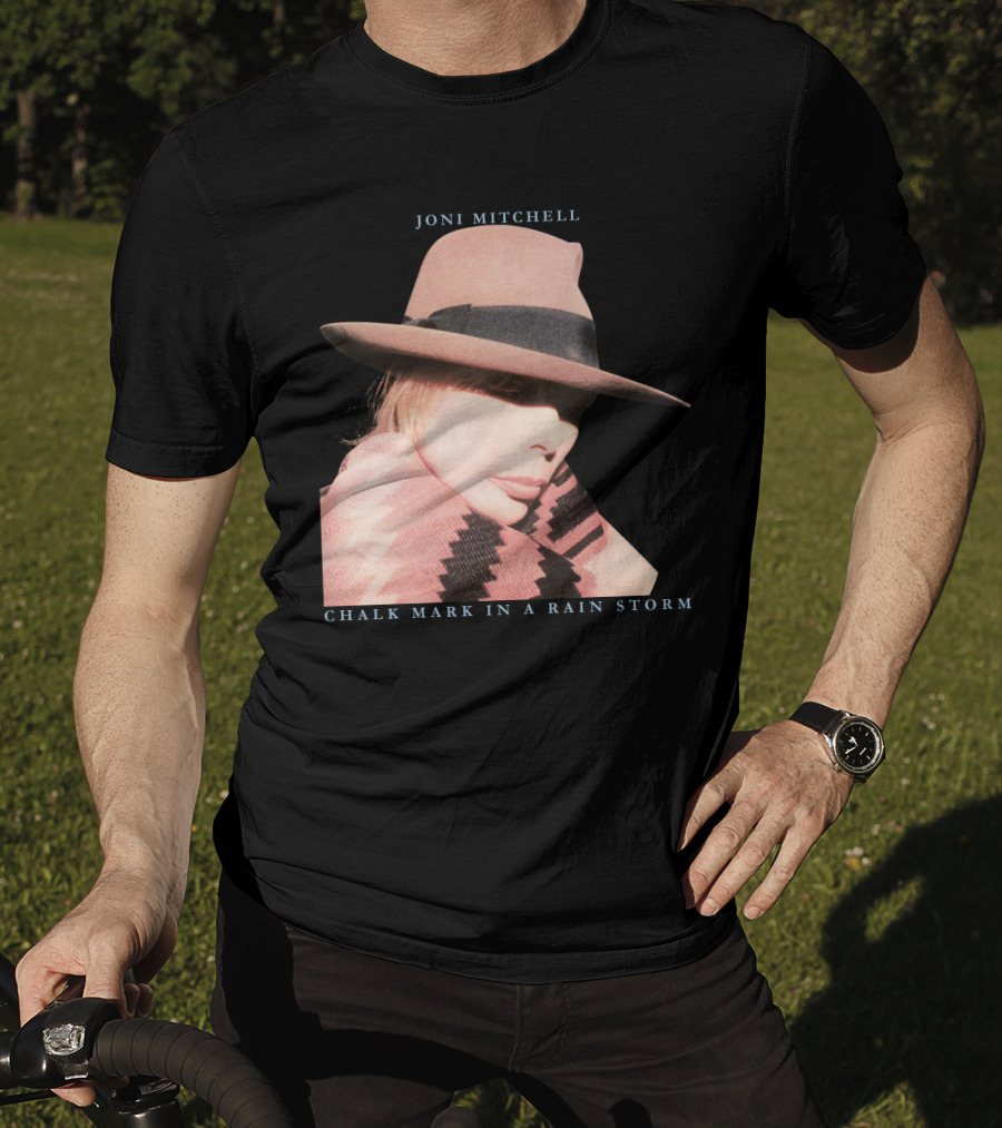 Joni Mitchell Chalk Mark In A Rain Storm Hat T-Shirt