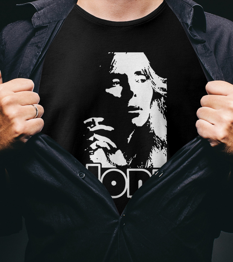 Joni Mitchell Black And White Classic T-Shirt