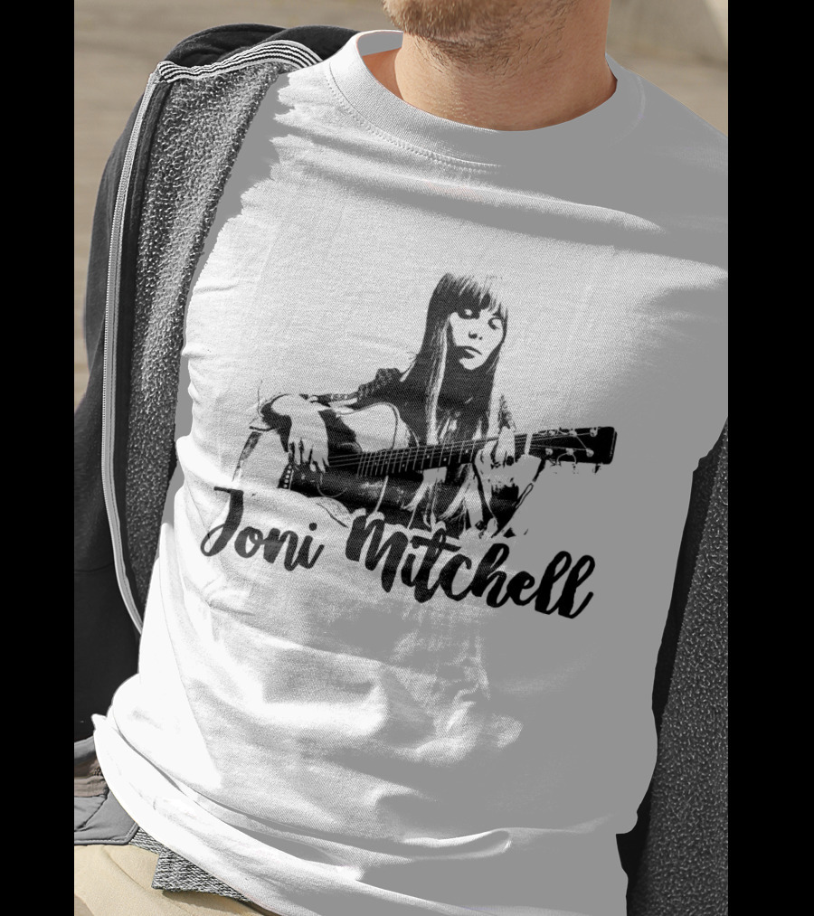 Joni Mitchell Guitar T-Shirt