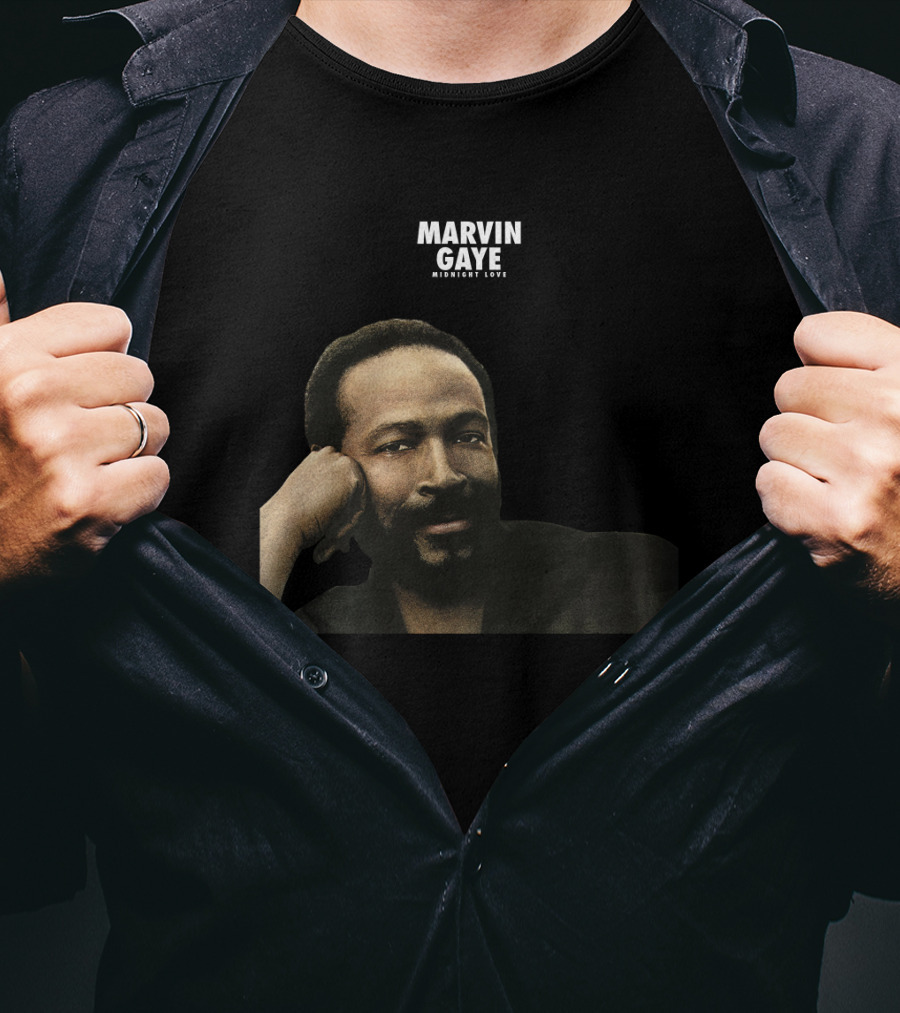 Marvin Gaye Midnight Love Mvg 01 T-Shirt