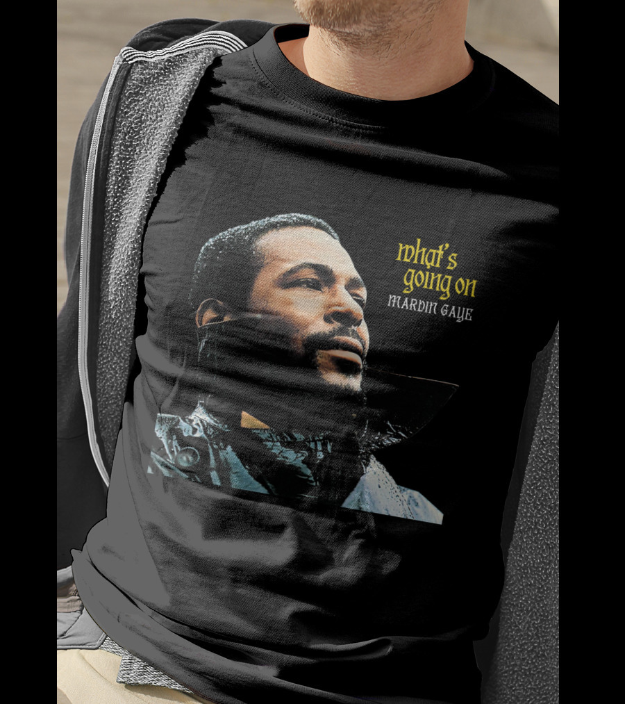 Marvin Gaye What's Going On Mvg 05 Album Cover T-Shirt