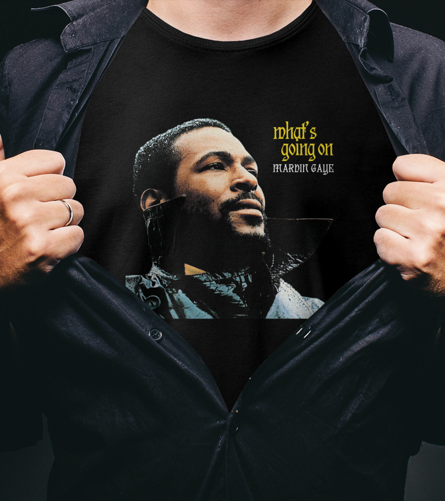 Marvin Gaye What's Going On Mvg 05 Album Cover T-Shirt