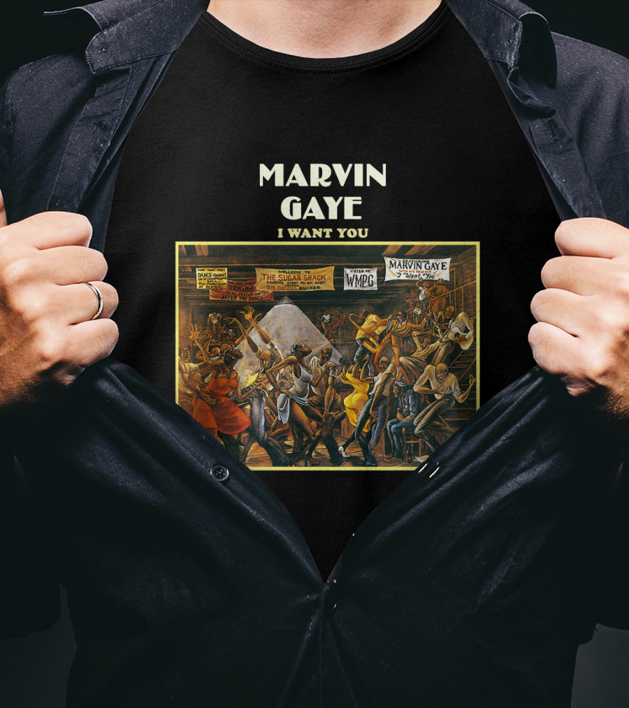 Marvin Gaye I Want You MVG 10 The Sugar Shack WMPG T-Shirt