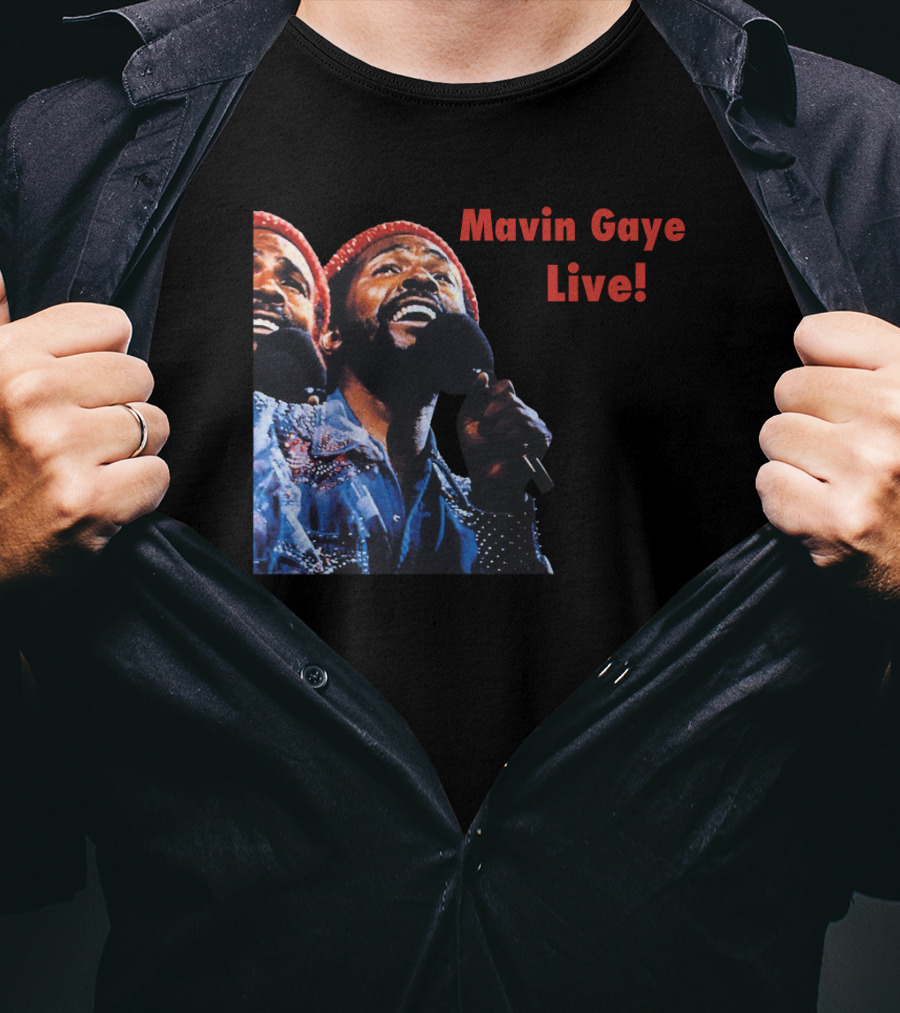 Marvin Gaye Live 15 MVG Performance T-Shirt