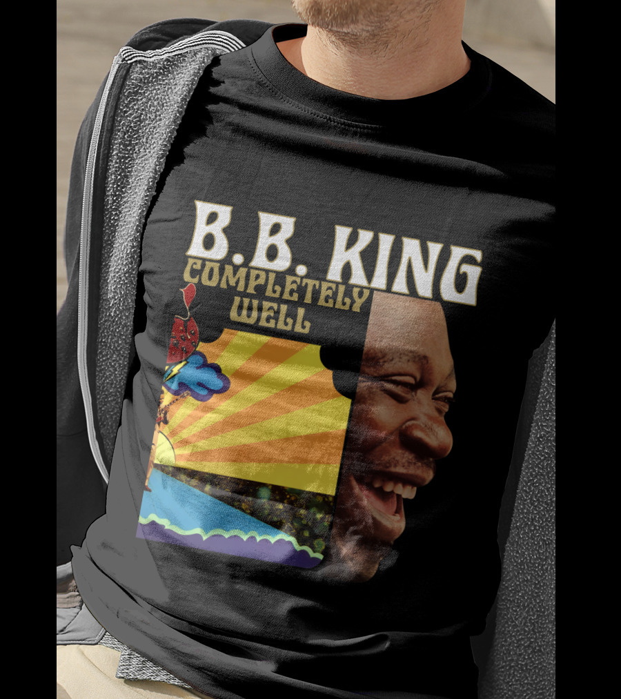 B.B. King Completely Well Vibrant Illustration With Smiling Face T-Shirt