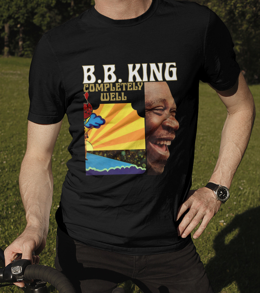 B.B. King Completely Well Vibrant Illustration With Smiling Face T-Shirt