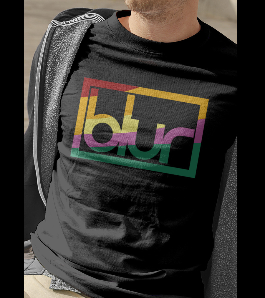 Blur 05 – Retro Spectrum Prism T-Shirt