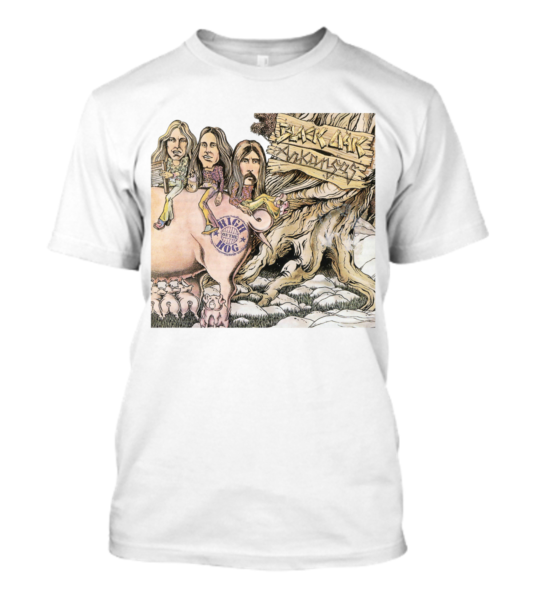 Black Oak Arkansas High On The Hog Album T-Shirt