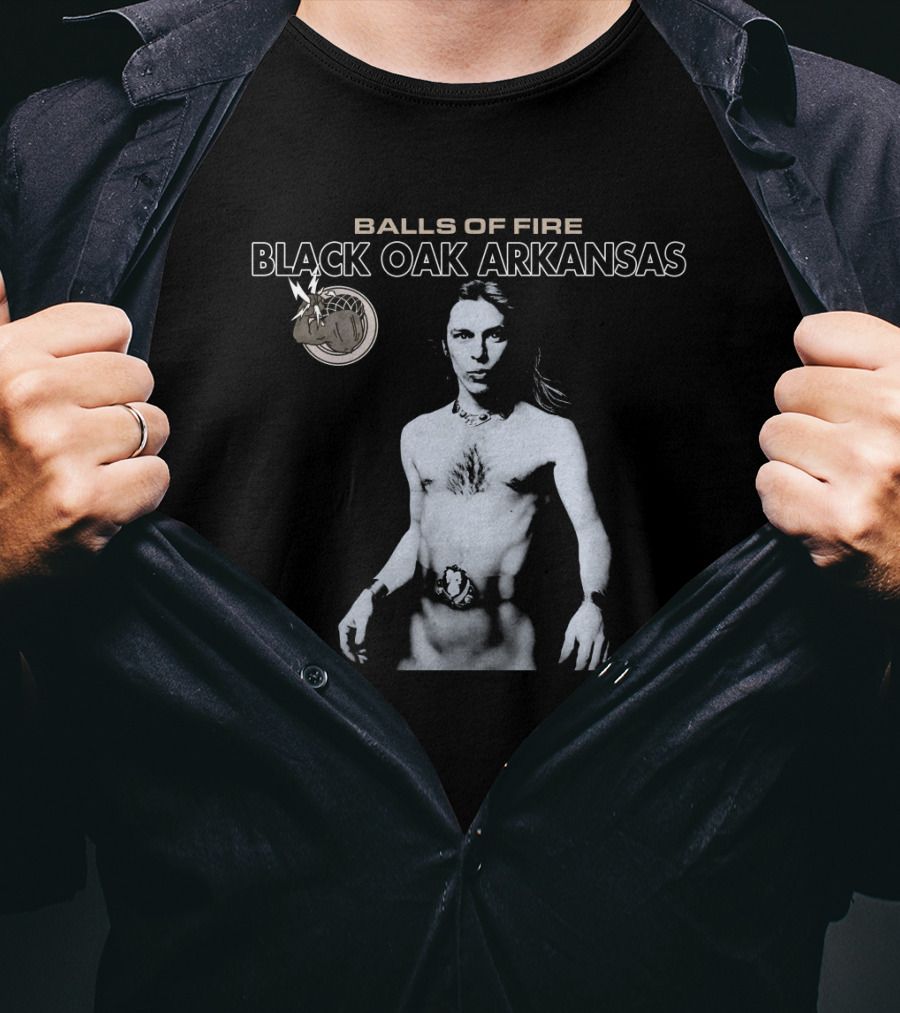Black Oak Arkansas Balls Of Fire T-Shirt