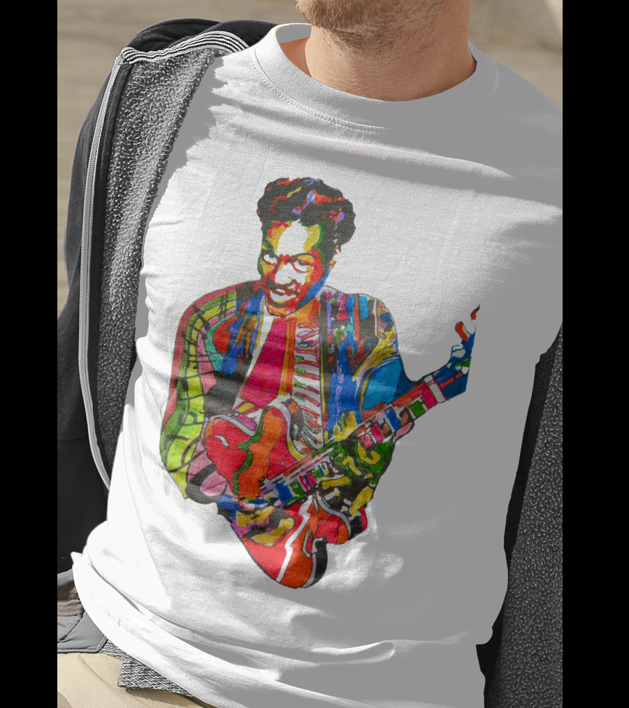 Cbr 03 Psychedelic Guitar Legend Multicolor T-Shirt