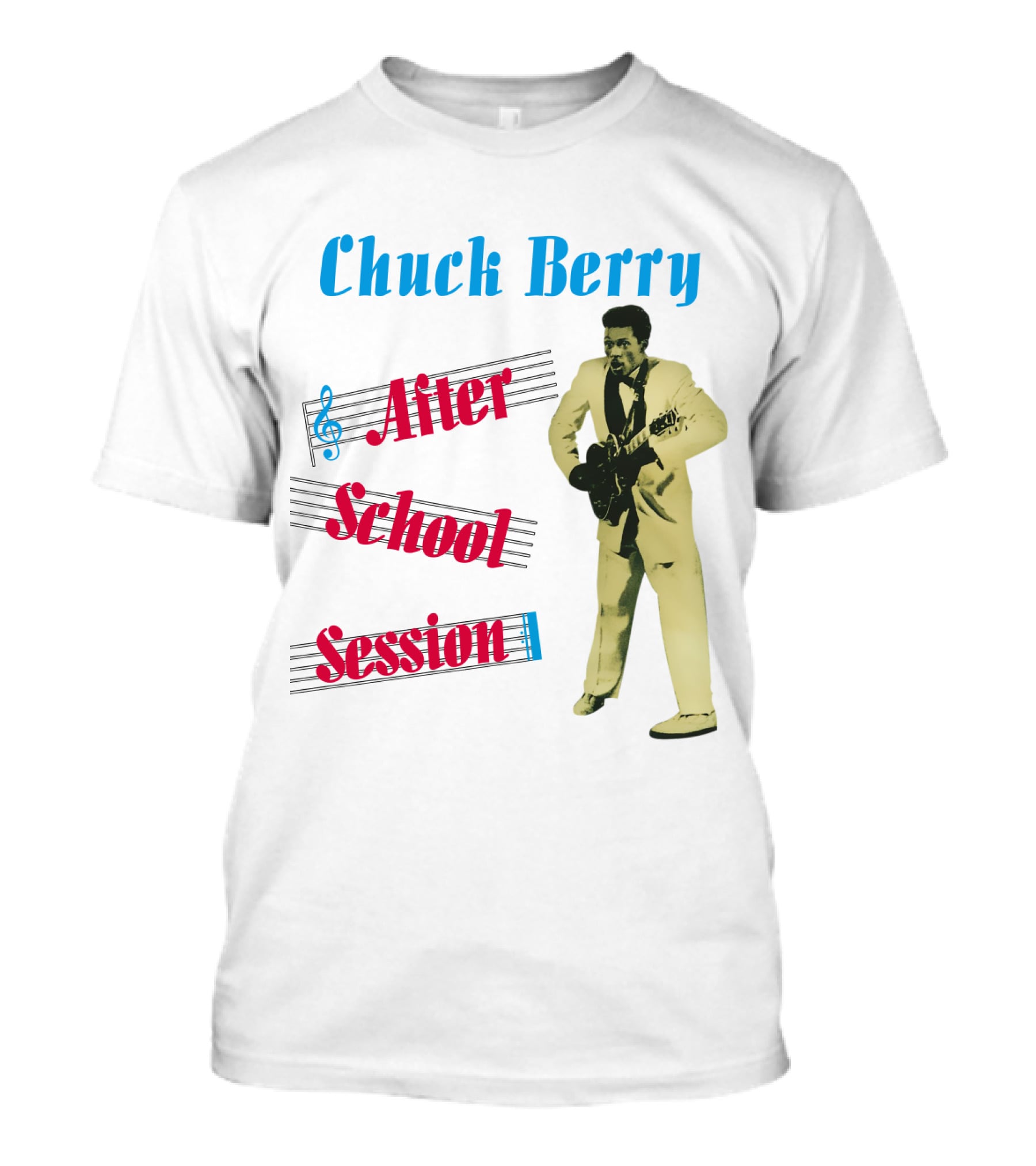 Chuck Berry After School Session Music Legend T-Shirt