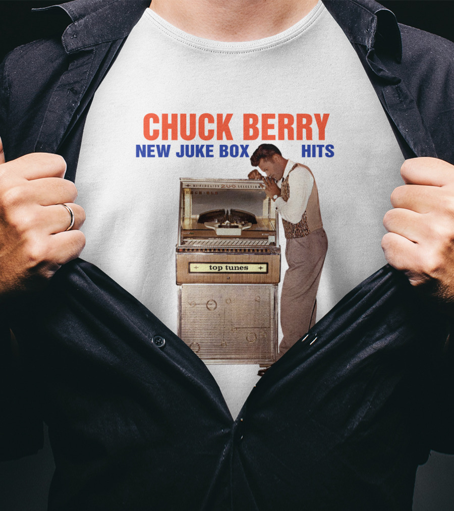 CHUCK BERRY NEW JUKE BOX HITS Juke Box Top Tunes T-Shirt