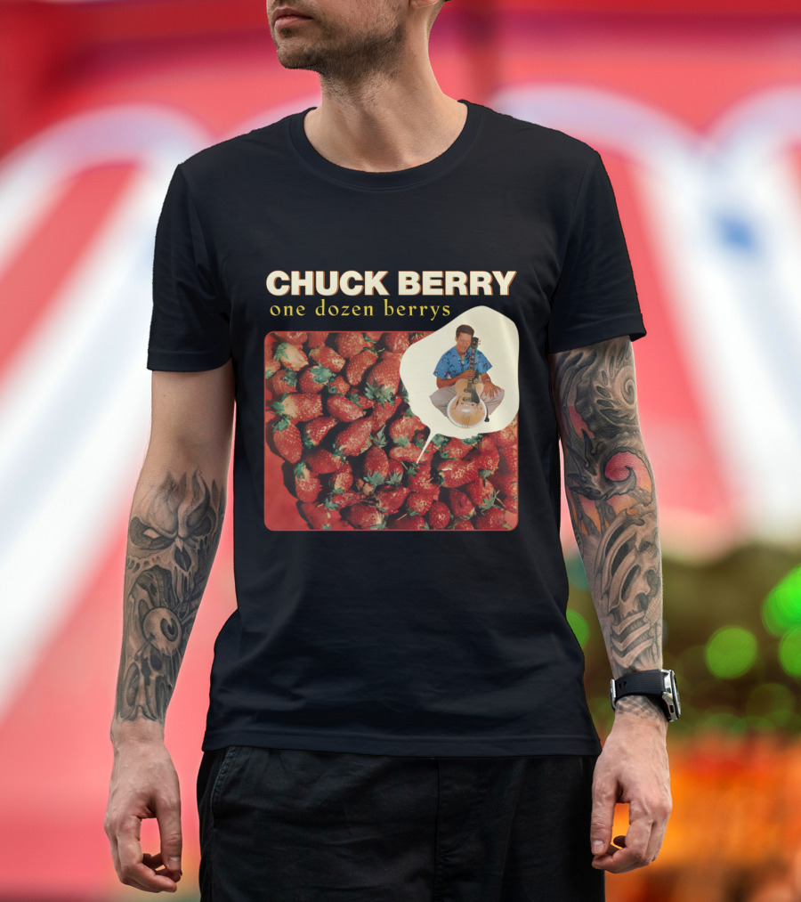 CHUCK BERRY One Dozen Berrys CBR 09 Strawberry Collection T-Shirt