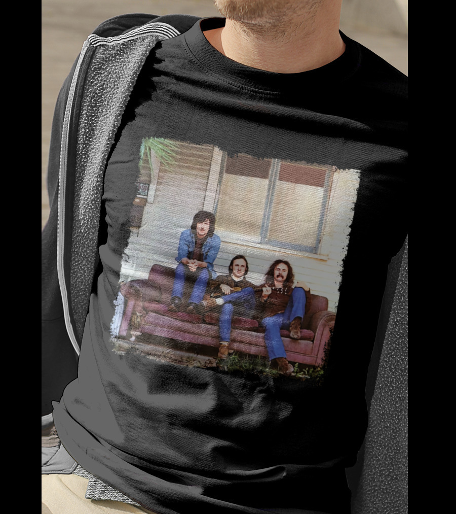 CSN Couch Photo Album Cover Iconic Band T-Shirt