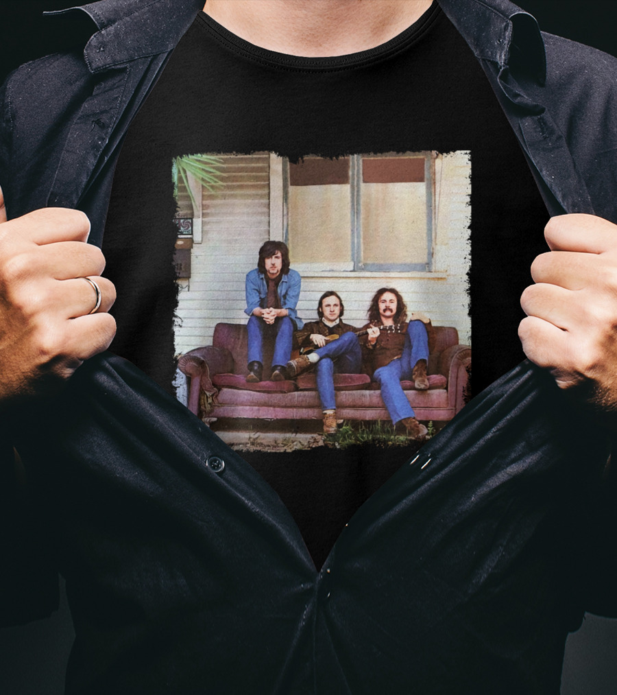 CSN Couch Photo Album Cover Iconic Band T-Shirt