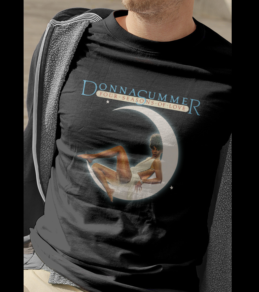Donna Summer Four Seasons Of Love Crescent Moon T-Shirt