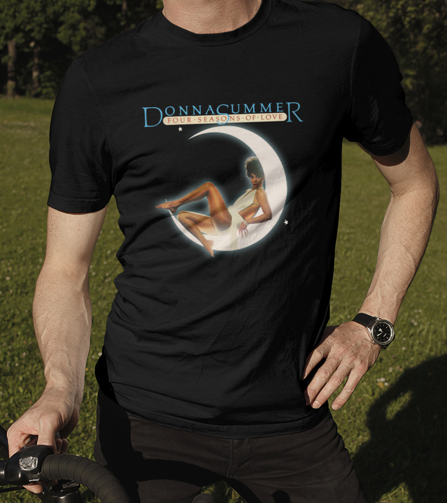Donna Summer Four Seasons Of Love Crescent Moon T-Shirt