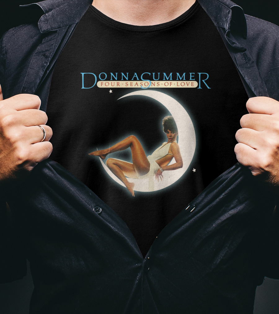 Donna Summer Four Seasons Of Love Crescent Moon T-Shirt