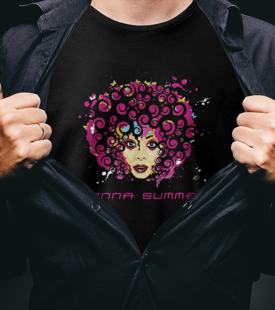 Donna Summer Groovy Psychedelic T-Shirt
