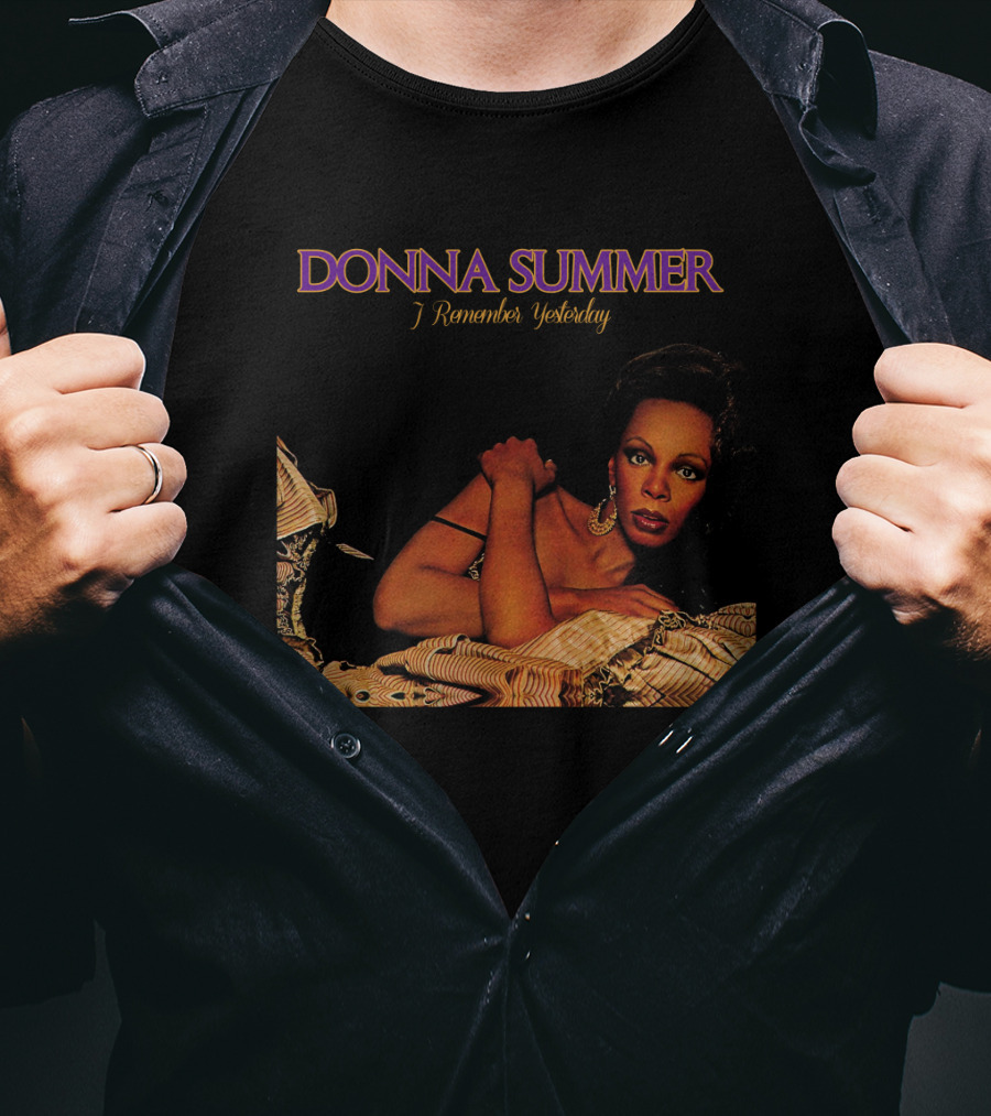 Donna Summer I Remember Yesterday Retro Album Cover T-Shirt