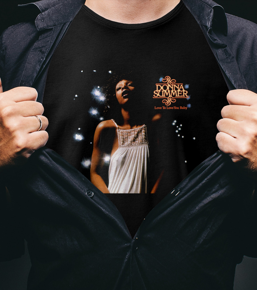 Donna Summer Love To Love You Baby Album Cover T-Shirt