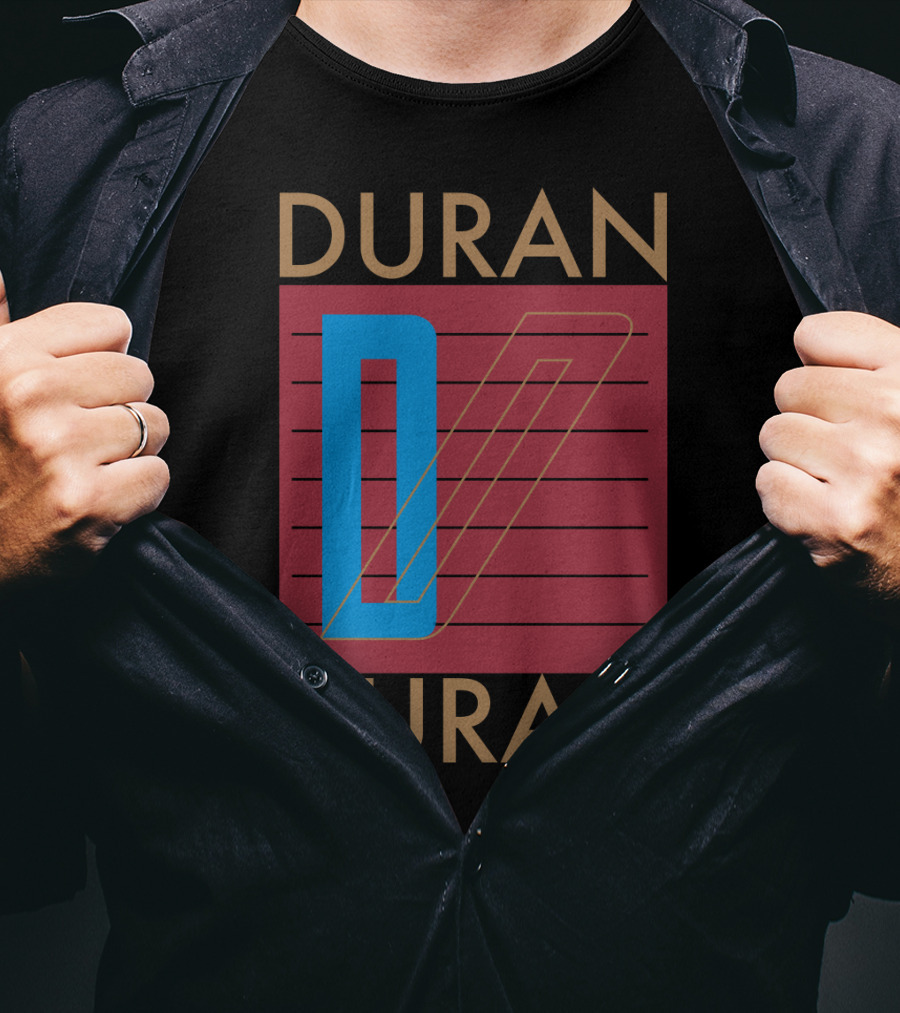 Duran Duran Iconic Logo Design Vintage Style T-Shirt