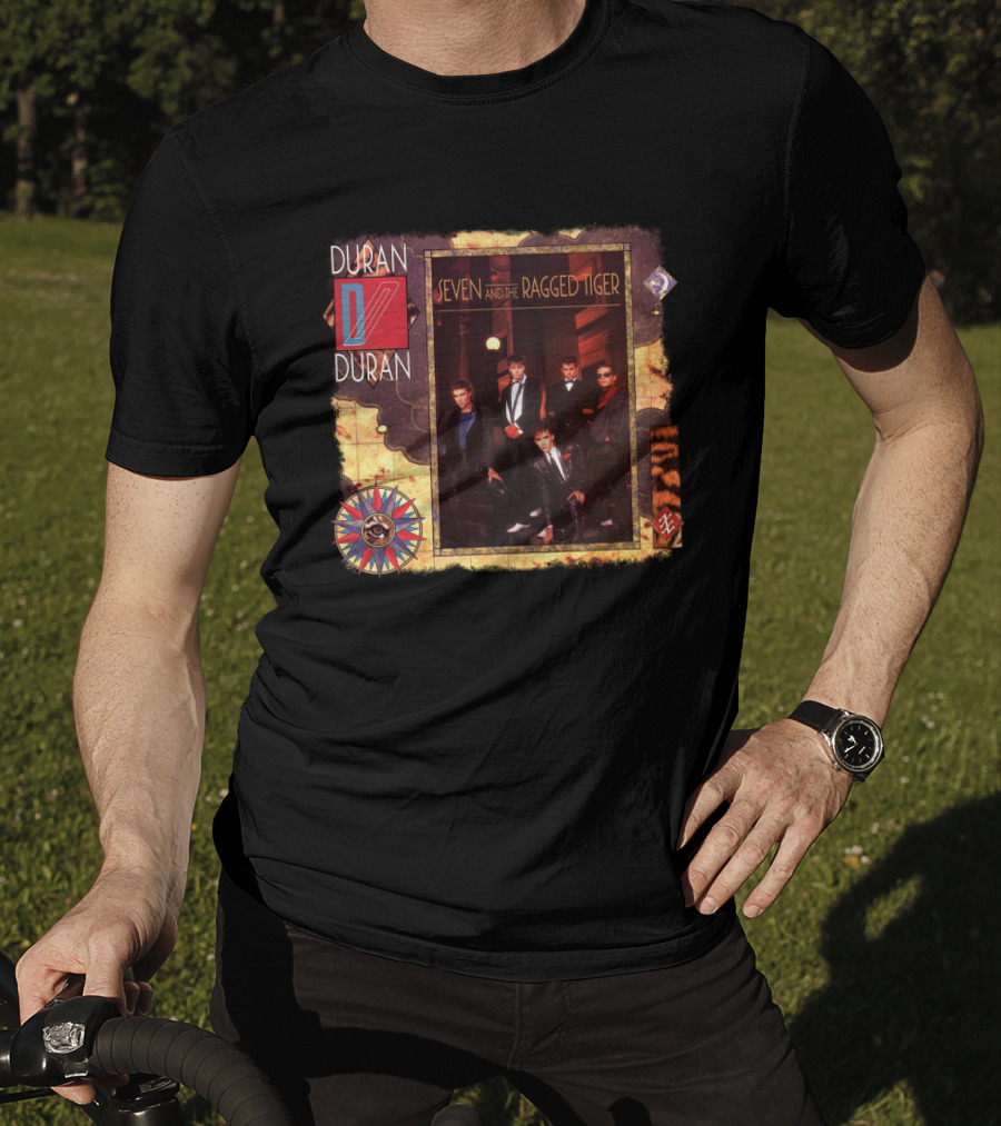Duran Duran Seven And The Ragged Tiger Vintage Album Cover Art T-Shirt