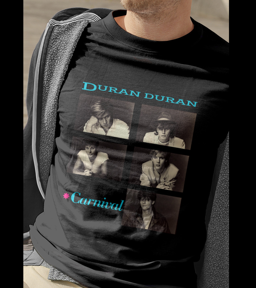 Duran Duran Carnival Five Portrait Montage T-Shirt