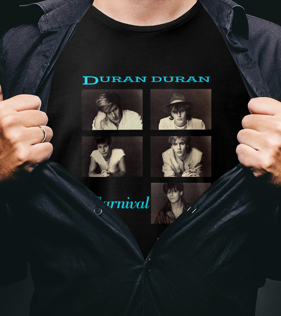 Duran Duran Carnival Five Portrait Montage T-Shirt