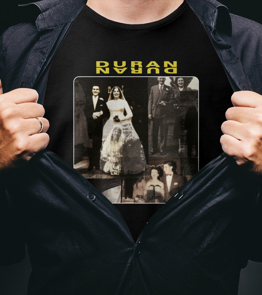 Duran Duran Wedding Album Collage Vintage Photography T-Shirt