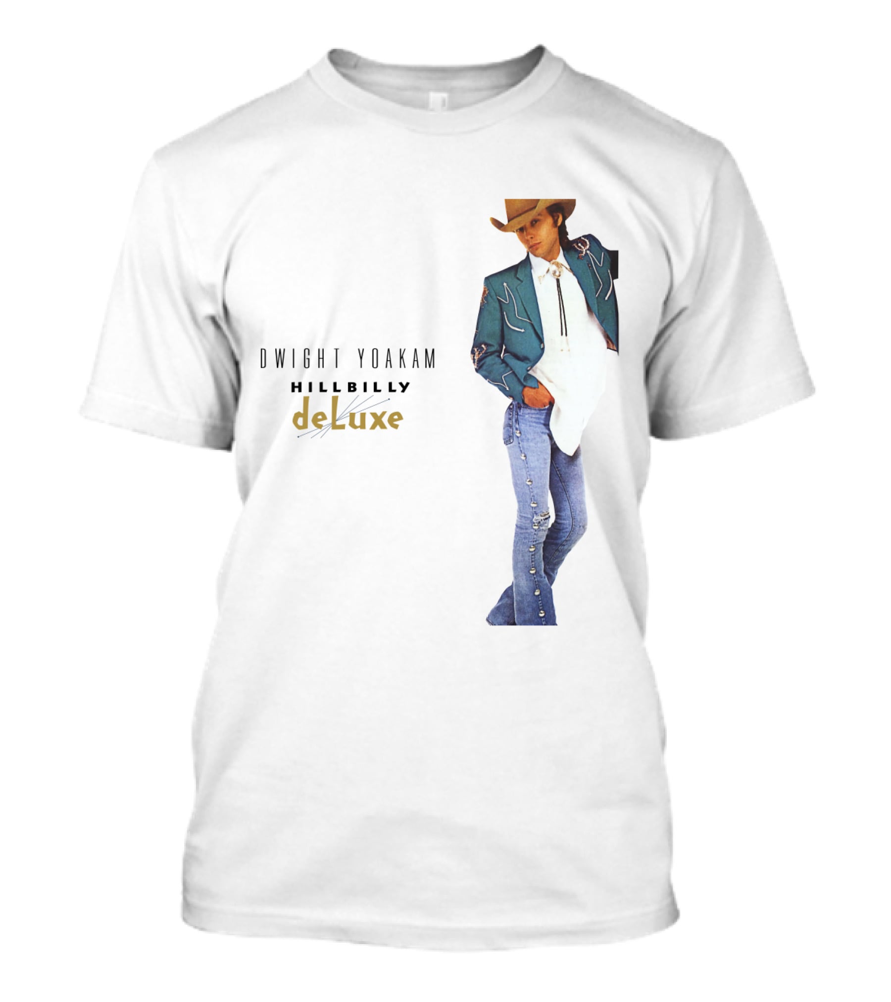DWIGHT YOAKAM Hillbilly DeLuxe Cowboy T-Shirt