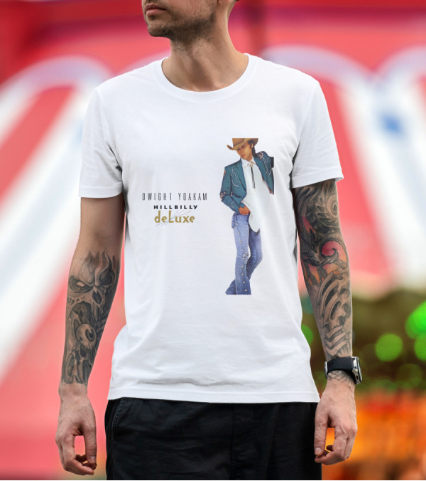 Premium T-Shirt: DWIGHT YOAKAM Hillbilly DeLuxe Cowboy T-Shirt DWIGHT YOAKAM Hillbilly DeLuxe Cowboy T-Shirt