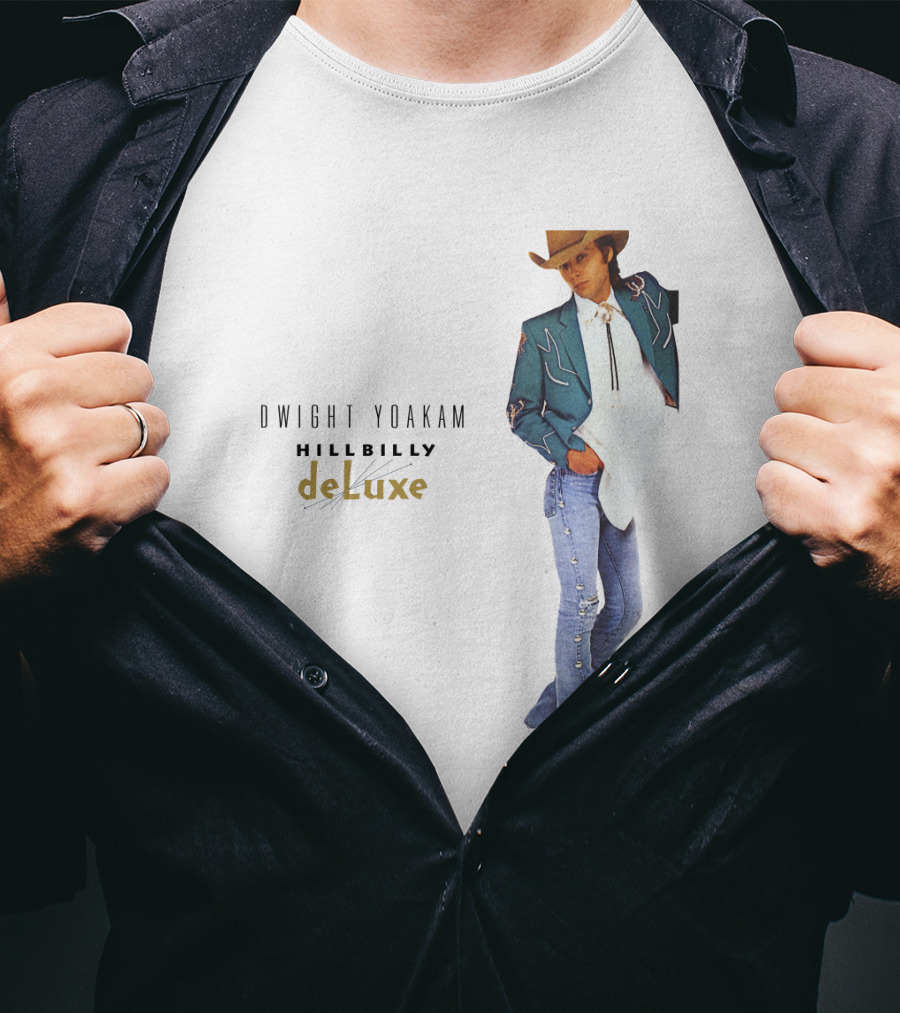 DWIGHT YOAKAM Hillbilly DeLuxe Cowboy T-Shirt