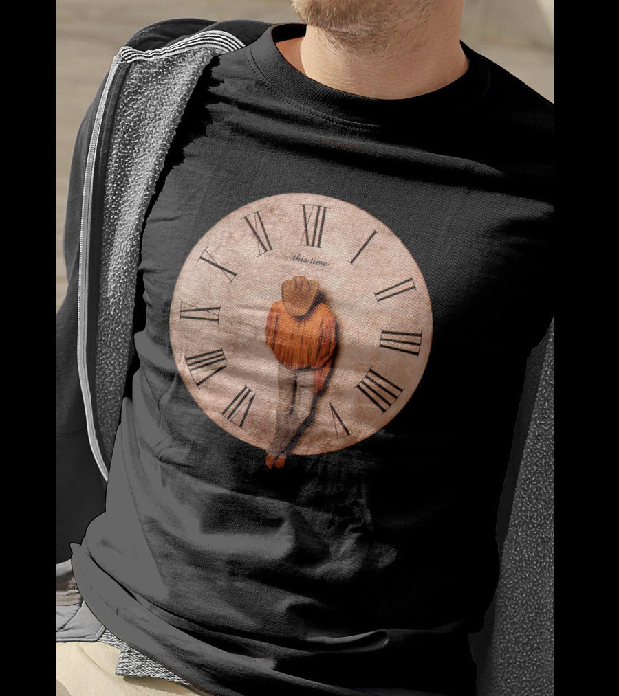 DYK 07 This Time Cowboy Clock Roman Numerals T-Shirt