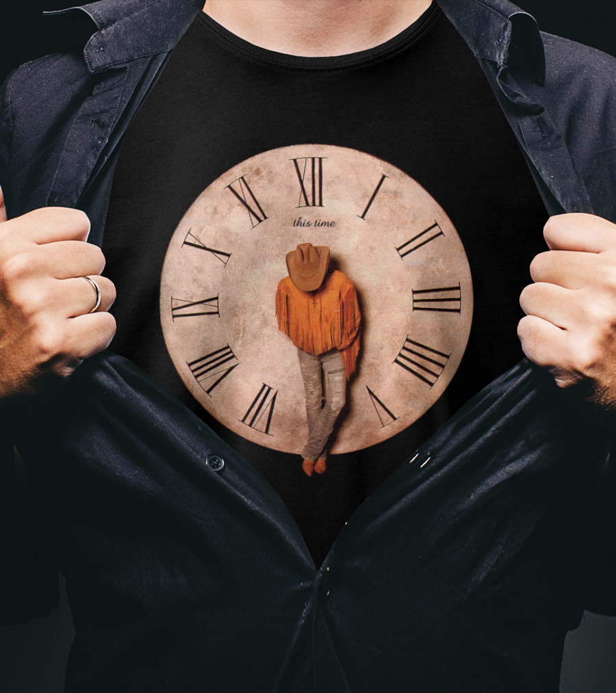 DYK 07 This Time Cowboy Clock Roman Numerals T-Shirt