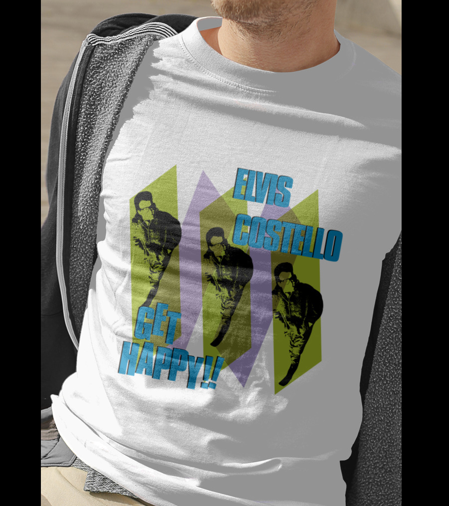 Elvis Costello Get Happy EVCTL 10 Be T-Shirt