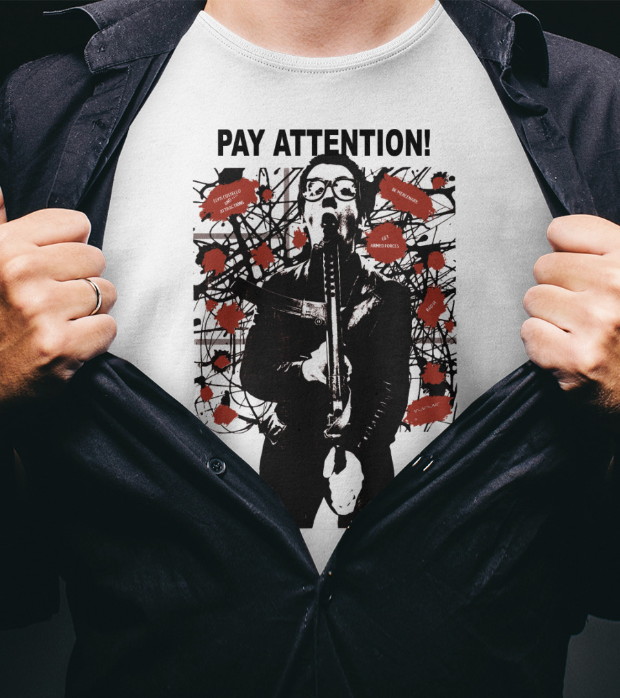 Pay Attention EVCTL 15 Amplified Warnings Get Angry New Frenzy T-Shirt