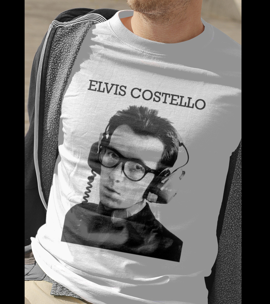 Elvis Costello EVCTL 16 Stereophonic Headphones T-Shirt