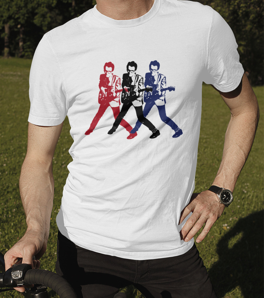 Evctl 19 Red Blue White Rock Trio T-Shirt