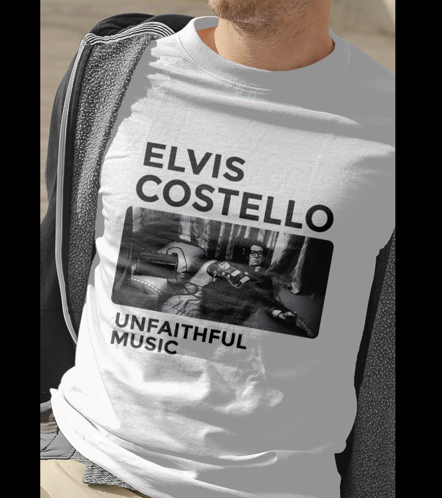 Elvis Costello Unfaithful Music Album Cover Image T-Shirt