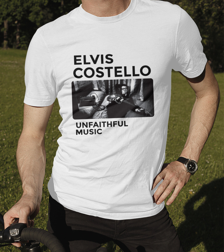 Elvis Costello Unfaithful Music Album Cover Image T-Shirt