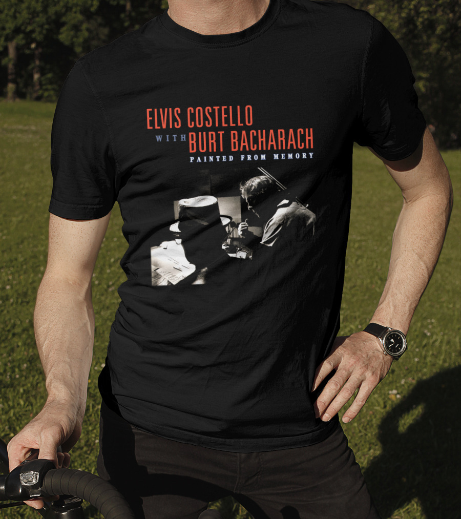 Elvis Costello With Burt Bacharach Painted From Memory T-Shirt