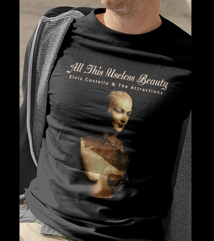 All This Useless Beauty Elvis Costello And The Attractions Mannequin Bust T-Shirt