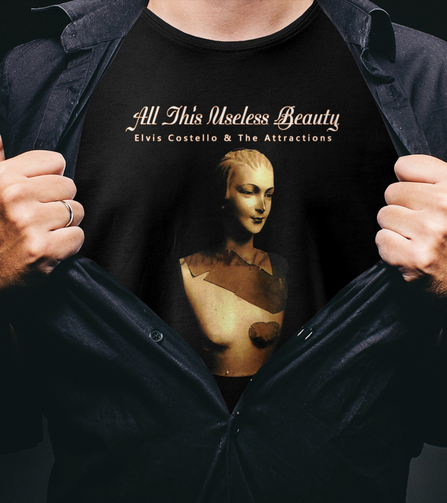All This Useless Beauty Elvis Costello And The Attractions Mannequin Bust T-Shirt