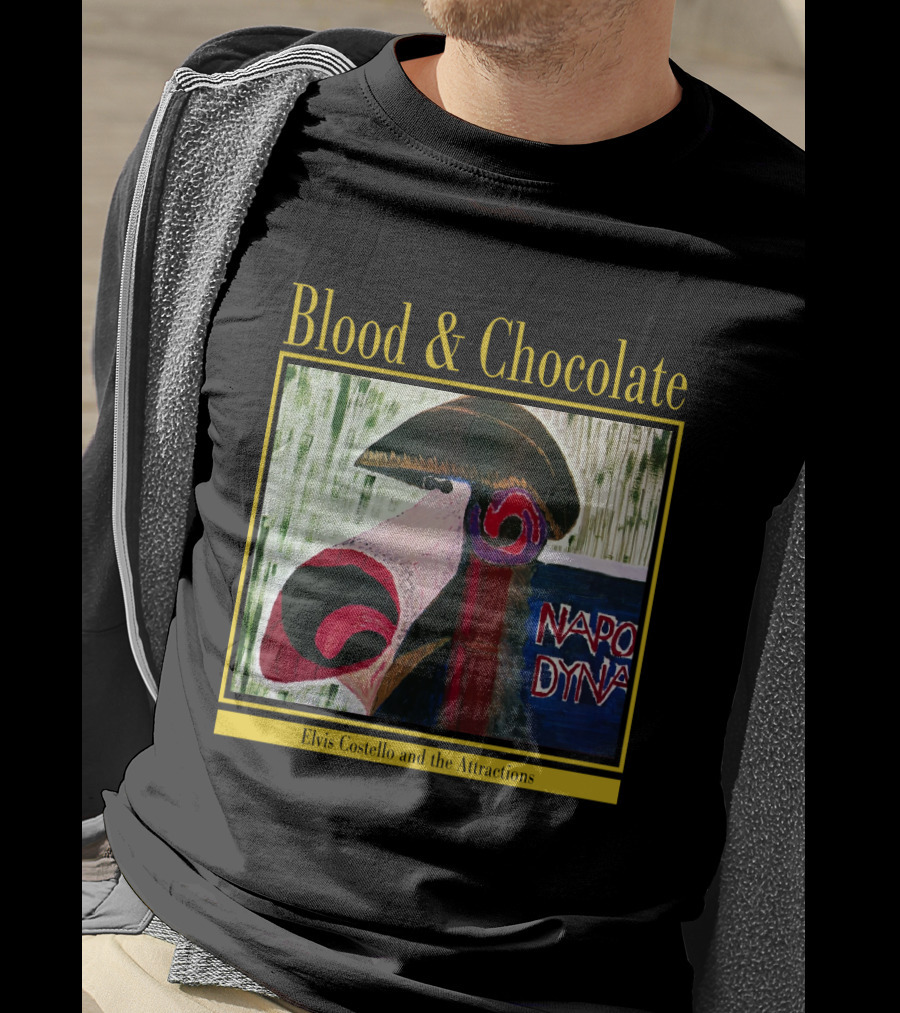 Blood And Chocolate Elvis Costello And The Attractions Napo Dyno T-Shirt